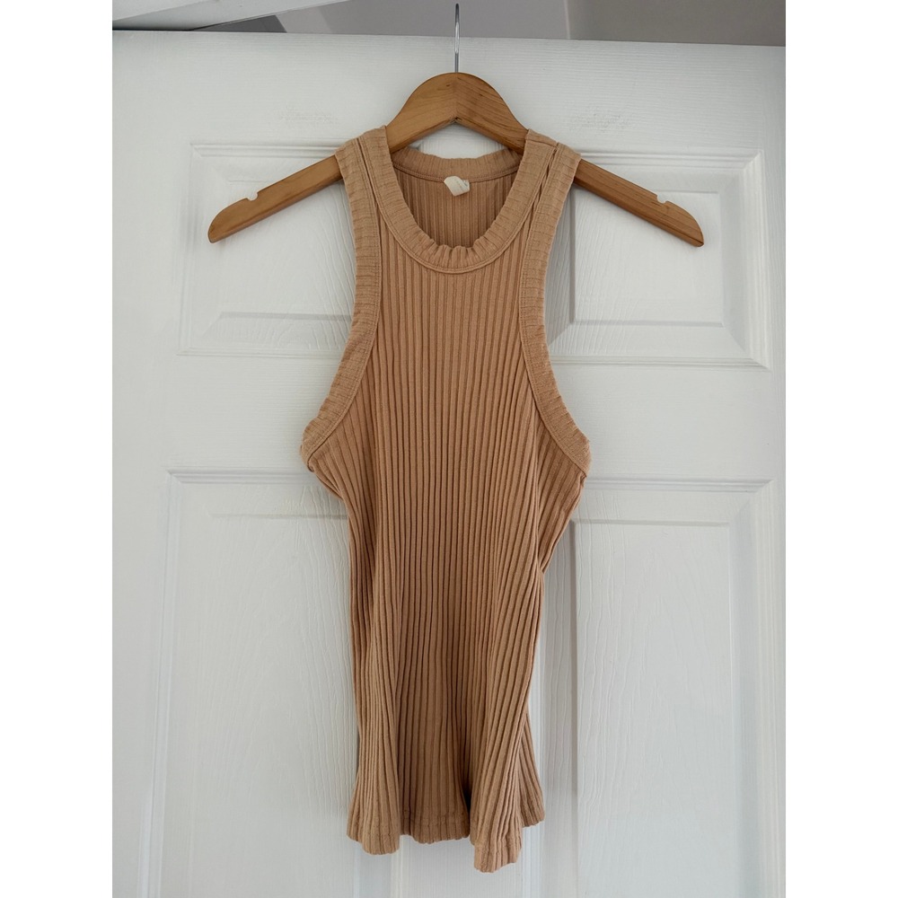 Free People Intimately Racerback Camel Tank Boho Loungewear